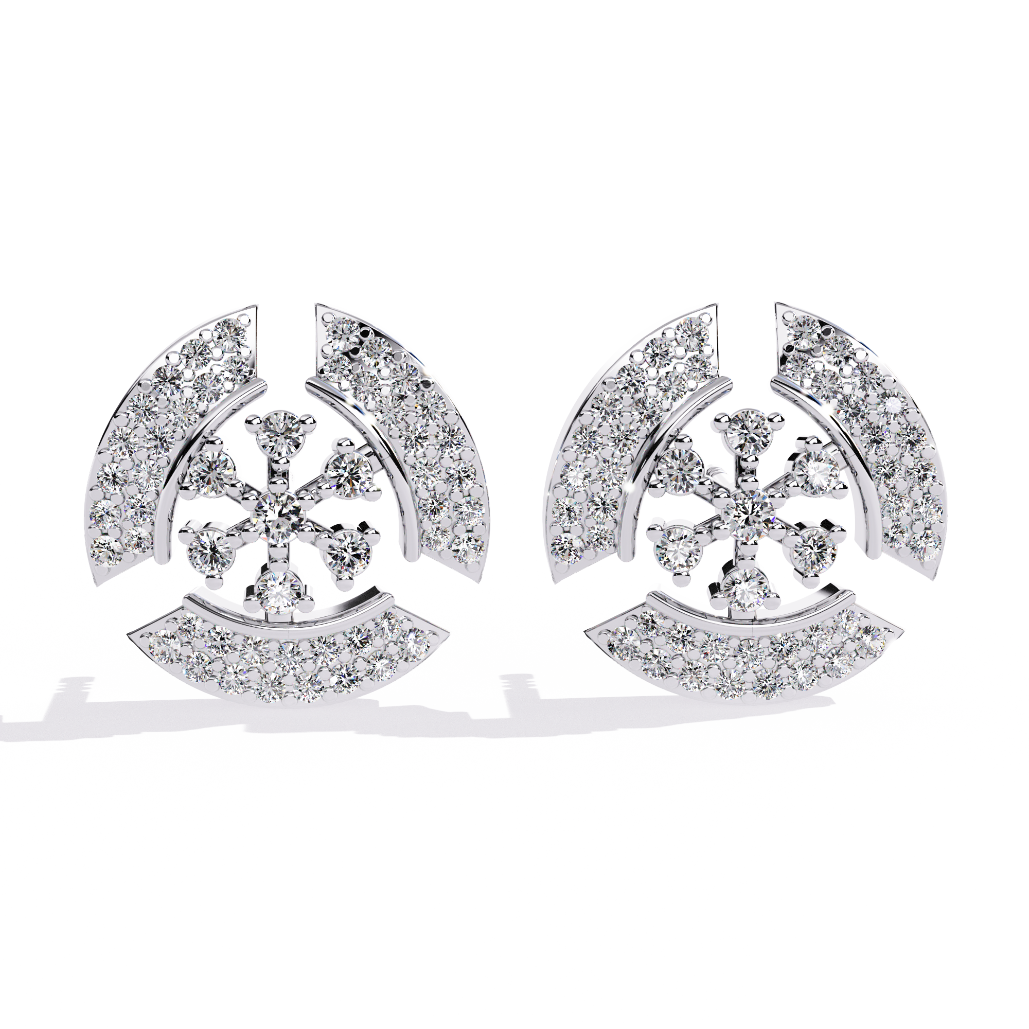 Solitairekart 0.49ct Natural Diamond Earrings
